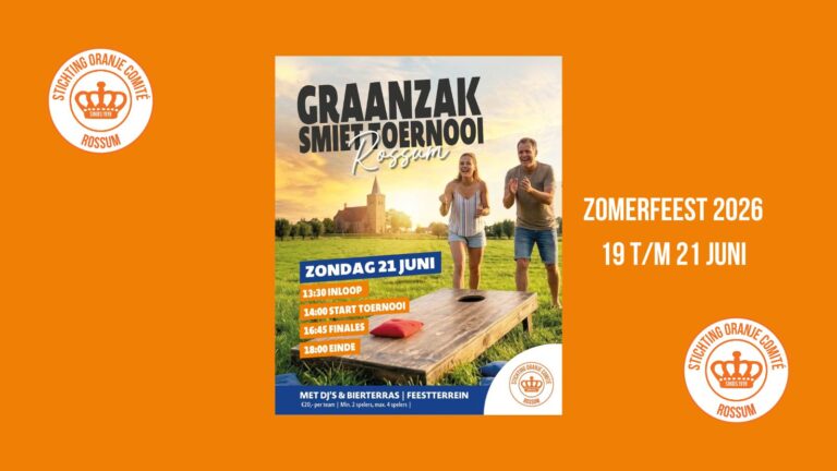 Nieuw op het Zomerfeest: Graanzak smiet’n
